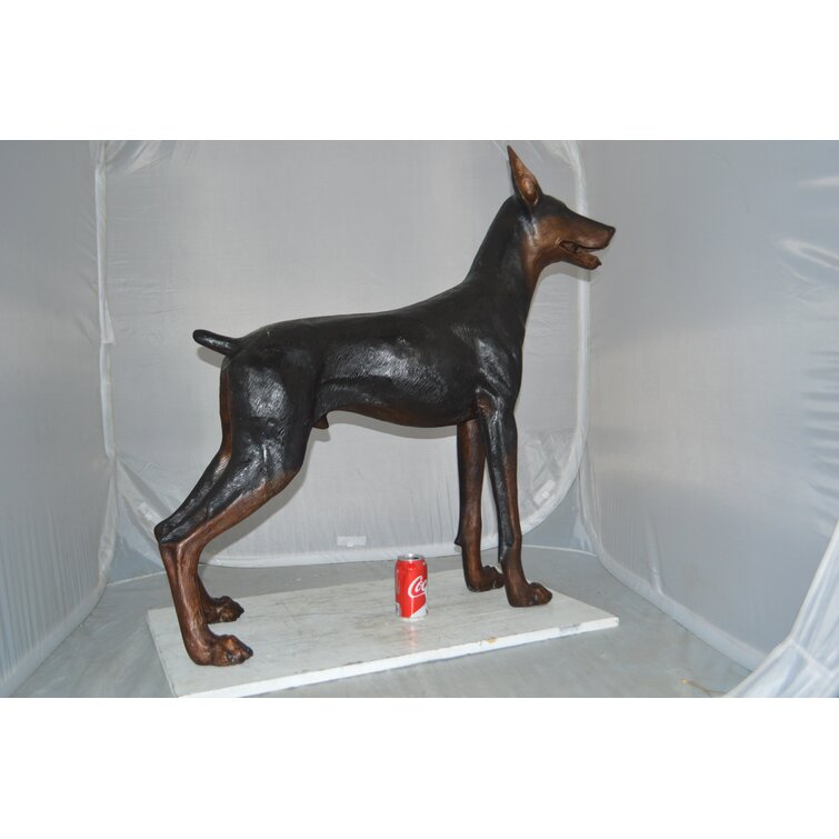 doberman statue at home goods